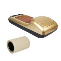 Hands-Free Automatic Shoe Film Dispenser Dustproof Step on Design Intelligent Shoe Cover Box Sanitary Fully Automatic beige