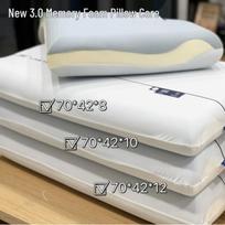 Deep Sleep Pro3 Memory Foam Neck Support Pillow 70x42x10cm 1280g