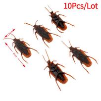 10Pcs/Lot Simulation Fake Rubber Cockroach Funny Toy Special Lifelike Model‘