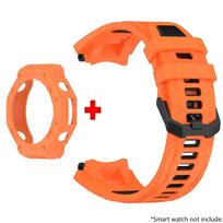Silikoninis dirželis ir dėklas Huami Amazfit T-REX 3 išmaniajam laikrodžiui, apyrankė T-Rex3 sportui, apyrankė su įrankiu Amazfit T-REX 3 orange