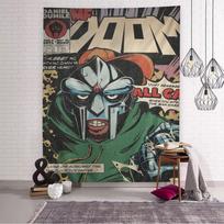 MF DOOM DIY Wall Tapestry Hanging Tarot Hippie Wall Rugs Dorm Home Decor 80x110cm