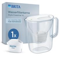 Vandens filtravimo ąsotis Brita Style Essential XL su MAXTRA PRO Pure Performance, baltas