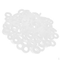 100 Gasket Seal Silicone Rubber Water Shower Nozzle Washers Three Quarter inch white