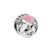 Pandora Disney Dumbo And Mrs. Jumbo Women Jewelry 797850ENMX Multicolor white