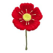 Finished Pipe Cleaner Flower Handmade Chenille Stem Fake Flower Craft Gifts for Women Mother Wife Valentine's Day Birthday Wedding Home Decor raudona