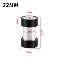 22-56Mm Rear Shock Absorber Bushing Mountain Bike Aluminum Alloy Shock Absorber Parts For Bicycle Accessories 32mm white