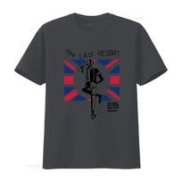 The Last Resort Uk Vintage 80s T Shirt Skins Punk London No Fuss Mess Just Pure Impact Vintage Homme 4XL black