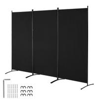 VEVOR Room Divider, 3 Panels Room Divider, Folding Privacy Screen and Portable Partition Divider for Room Separation 260 x 184 x 52 cm juoda