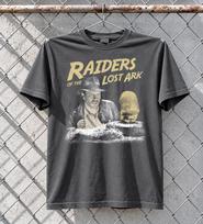 Vintažiniai Indiana Džounso filmo „Pasiklydusių skrynios ieškotojai“ marškinėliai, „Comfort Colors“ Indiana Džounso marškinėliai, Harrisono Fordo grafinis T-shirt, Retro veiksmo filmo viršus 120 gray
