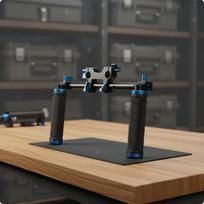 DSLR Shoulder Rig Stabilized Handheld Filming Double Hand Grip Camera Bracket Sturdy Aluminum Alloy