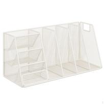 Wire Mesh File Organizer Slanted MultiCompartment Mail Sorter for auksas