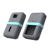 Silicone Case for Anker Zolo Power Bank 20,000mAh 30W/35W A1681/A1688H11 Protective Cover Lanyard Slot Drop-Proof Dust-Proof pilka spalva
