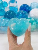 Vandenyno mėlynumo šalta košė Streso kamuoliukas Buteliukas Minkštos formos Traškus Suspaudžiamas kamuoliukas Asmr Sensory Anti-stress Žaislai sukamiesiems suaugusiems blue