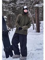 Unisex Rožinės Snieglentės Kelnės: Atsparus vandeniui, Atsparus vėjui, Su vilnos pamušalu, Siaurėjantis kojos, Idealiai tinka alpinizmui ir apsaugai nuo šalto oro. 3XL juoda