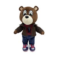 26 cm Kanye meškiukas pliušinis žaislas Animacinių filmukų lėlės, įdaryti minkštas žaislas Kalėdų gimtadienio dovana vaikams black