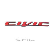 Civic logotipas Automobilio bagažinės lipdukas Aliuminio emblema Apdailos priedai  Tinka Jazz Accord Pilot CRV Odyssey Passport City Shuttle
