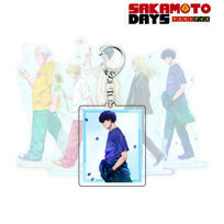 SAKAMOTO DAYS Acrylic Stand Figures & Keychain Set – Anime Collectible Desk Display, Gift for Fans, Limited Anime Merch Keyring6-Stand15cm white