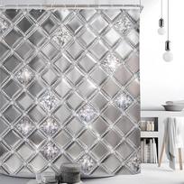 Smaragdo Žalumo Spausdinamos Dušo Užuolaidos Vintažinės Prabangios Elegantiškos Europos Auksinės Moteriškos Modernios Retro Lempos Paprasti Audinio Dekoras 90x180CM gray
