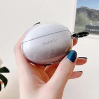 Gradient Transparent Silicone Earphone Case For Huawei Freebuds 6i Charging Box Cover For Freebuds 5i with for Freebuds 5i pilka