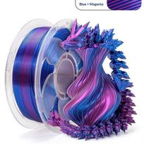 1 kg Šilkinis Vaivorykštės PLA Gijų 1,75 mm Blizgus Daugiaspalvis 3D Spausdintuvo Gijų Greitas Spalvos Keitimas +/-0,03 mm 1 kg Ritė A39 blue