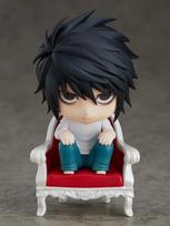 Nendoroid L 2.0 Veiksmo figūrėlė Death Note Q Versija 1200# Kolekcinė lėlė su keičiamais veidais balta