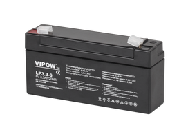Gelinis akumuliatorius VIPOW, 6 V, 3,3 Ah