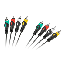 Cabletech Economic 4 RCA–4 RCA kabelis, 3 m