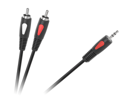 Cabletech Eco-Line 3,5 mm kištuko į 2 RCA kabelis, 10 m