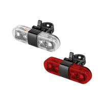 Dviračio žibintų rinkinys su USB kabeliu