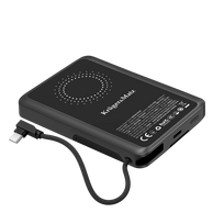 Kruger&Matz išorinė baterija, 10000 mAh, Li-Polymer, QC ir PD, CCC sertifikatas Azijos šalims