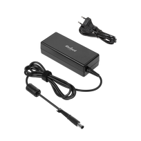Rebel nešiojamojo kompiuterio maitinimo adapteris HP su maitinimo laidu, 90 W, 19 V, 4,62 A, 7,4 × 5,0 × 12 mm