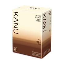 KANU Double Shot Latte Coffee Mix – 30 Sticks | Korean Café-Style Latte | Strong & Creamy 30 Sticks beige