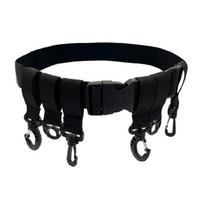 Fishing Accessories Fighting Belt Wader Straps D-ring and Hook Fit Waist Belts black