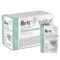Šlapias kačių maistas Brit Urinary And Stress Relief, kalakutiena, 0.085 kg, 12 vnt.