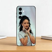 Hot S-singer R-Rihannas Phone Case For Samsung Galaxy A73,A72,A71,A70,A53,A52,A51,Others Soft Black Cover Samsung a21s gray