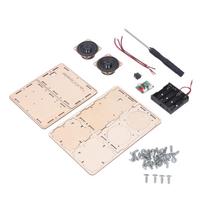 DIY Bluetooth Speaker Kit Stereo Surround Non Toxic Composite Wood DIY Speaker Kit for Pupil composite wood