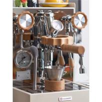 Tunis S3 Beech Wood Coffee Machine with Anti-Scald Ring and Special Brewing Head Cover Standard black