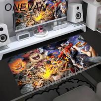 Large Cartoon Mouse Pad Office Computer One Piece Chopper Desk Mat Table Keyboard Laptop Carpet Accessories Gaming Big Mousepad 30x60cm white