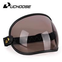 Uchoose Tinka Visiems Senovinis Retro Atviras Pusiau Šalmas Motociklininko Šalmas Burbulinis Shield Viziozonė Lęšis Saulės Akiniai Akiniai Priedai
