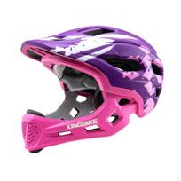 Kids Bike Helmet Gear Bicycle for Mountain Road Biking Roller Skating Purple Pink black