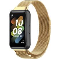 Milanese Bracelet Strap for Huawei Band 7, Gold black