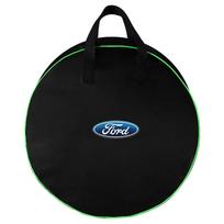 EV Car Charging Cable Storage Box Charger Cable Carry Bag For Ford Kuga Transit Ecosport Focus Ranger Mondeo Fusion ST Mustang 2pcs black