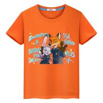 Zootopia 2 Spausdintas anime trumpas marškinėlis vaikams berniukui 10 metų 100% Medvilnė pride t-shirt Kawaii viršutiniai drabužiai y2k vienas gabalas mergaičių drabužiai Vaikų marškinėlis 100 blue