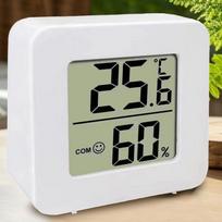 LCD Hygrometer Temperature Meter Indoor Room Temperature Humidity Meter Sensor Gauge Weather Station For Temperature Humidity france beige