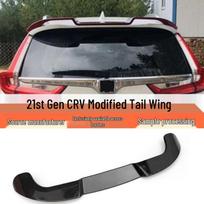 CRV 21-22 Galinis spoileris: Anglies pluošto tekstūros sparno uodegos komplektas Red & Black gray