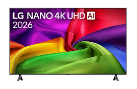 Televizorius LG NANO 4K UHD AI NU80, 65NU800B3LA , išmanusis 2026, 65"