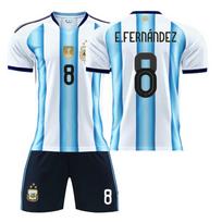 2026 World Cup Argentina Jersey With Logo No.8 Enzo 16 blue