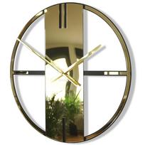 Unikalus aukso spalvos metalinis sieninis laikrodis 50cm