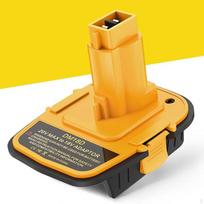 20V į 18V Akumuliatoriaus Adapteris DM18D Keitiklis su USB Prievadu Dirbtuvėms geltona