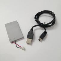3.7V 1800mAh įkraunama baterija Ps3 Bluetooth valdikliui Belaidžio valdiklio baterija 1pc gray